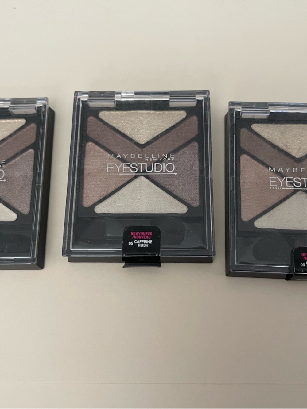 Maybelline EyeStudio Eyeshadow Quad - Neutral Taupe & Champagne Shades
